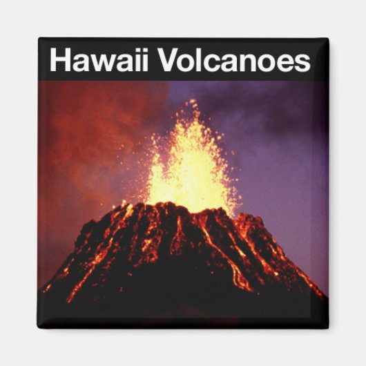 Aimant Parc national des volcans d'Hawaii (Devant)