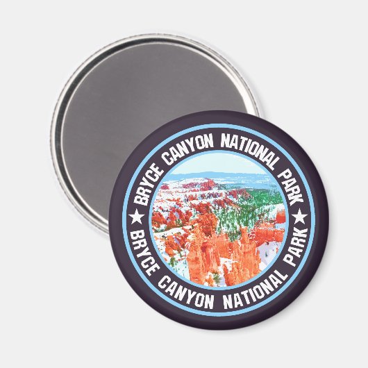 Aimant Parc national du Bryce Canyon (Recto/Verso)