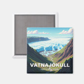 Aimant Parc national du Glacier Vatnajökull (Recto/Verso)
