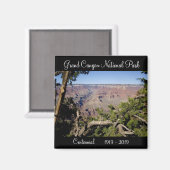 Aimant Parc national du Grand Canyon Centenaire 2019 Magn (Recto/Verso)