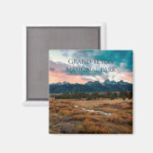 Aimant Parc national du Grand Teton (Recto/Verso)