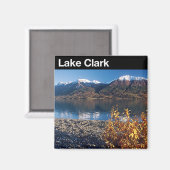 Aimant Parc national du lac Clark (Recto/Verso)