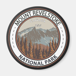 Aimant Parc national du Mont-Revelstoke Insigne d'art de 