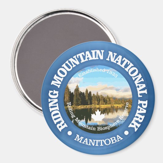Aimant Parc national du Mont-Riding (Recto/Verso)