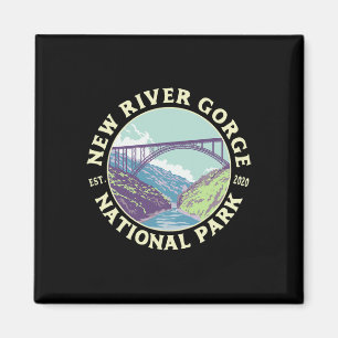 Aimant Parc national et réserve de New River Gorge WV Vir