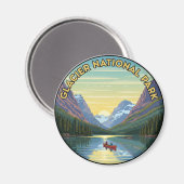 Aimant Parc national Glacier Voyage (Recto/Verso)
