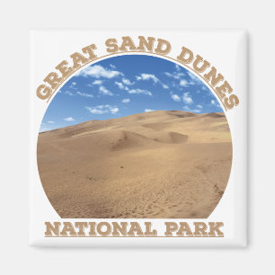 Aimant Parc national Great Sand Dunes Souvenir du Colorad
