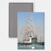Aimant Parc National Historique de San Francisco Maritime (Recto/Verso)