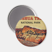Aimant Parc national JOSHUA TREE (Recto/Verso)