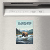 Aimant Parc national Katmai Alaska Bear Brooks (In Situ (Lave-vaisselle))