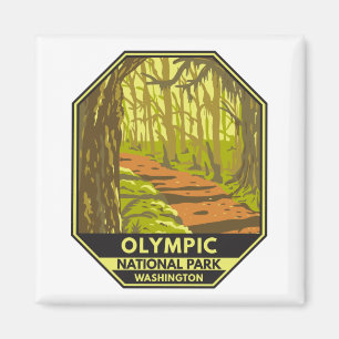 Aimant Parc national olympique Hoh Rainforest Washington