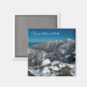 Aimant Parc national olympique, Hurricane Ridge View (Recto/Verso)