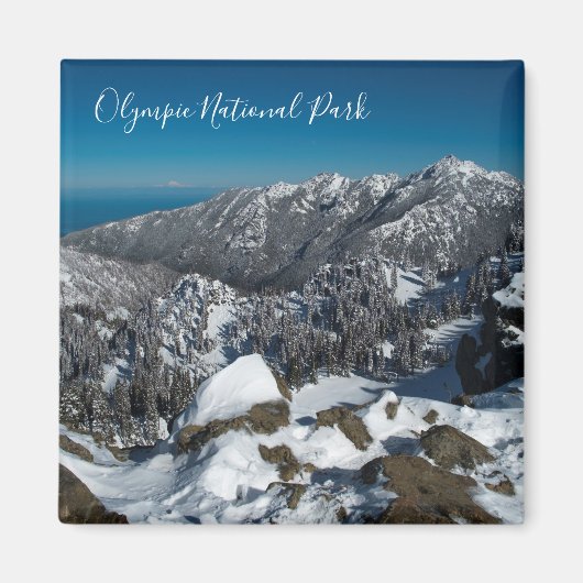 Aimant Parc national olympique, Hurricane Ridge View (Devant)