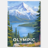 Aimant Parc national olympique | Washington Travel Painti (Recto)