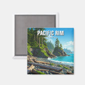 Aimant Parc national Pacific Rim Canada Voyage (Recto/Verso)