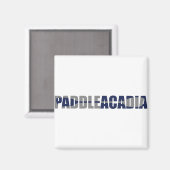 Aimant Parc national Paddle Acadia Kayaking Maine (Recto/Verso)