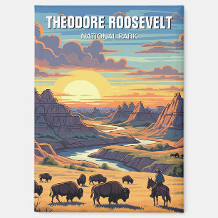 Aimant Parc national Theodore Roosevelt Dakota du Nord