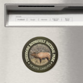 Aimant Parc national Theodore Roosevelt (wapiti) (In Situ (Lave-vaisselle))