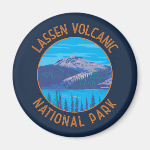 Aimant Parc national volcanique de Lassen Retro perturbé
