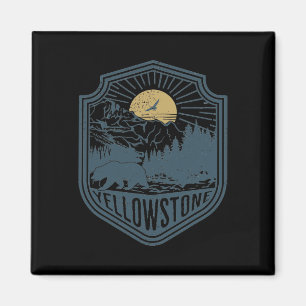 Aimant Parc national Yellowstone Bear Nature Randonnée Ou