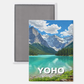 Aimant Parc national Yoho Canada (Recto/Verso)