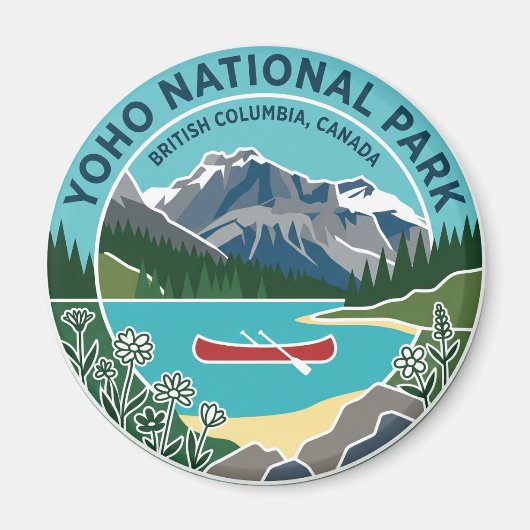 Aimant Parc national Yoho Canada (Devant)