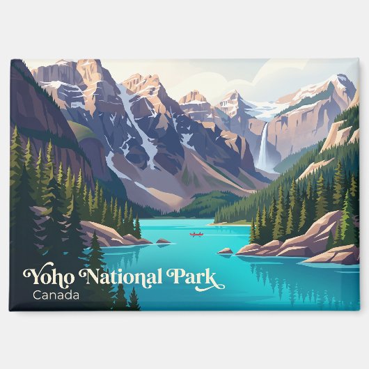 Aimant Parc national Yoho Canada (Recto)