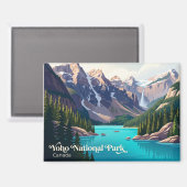 Aimant Parc national Yoho Canada (Recto/Verso)