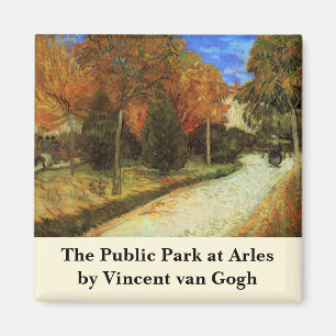 Aimant Parc public d'Arles par Vincent van Gogh