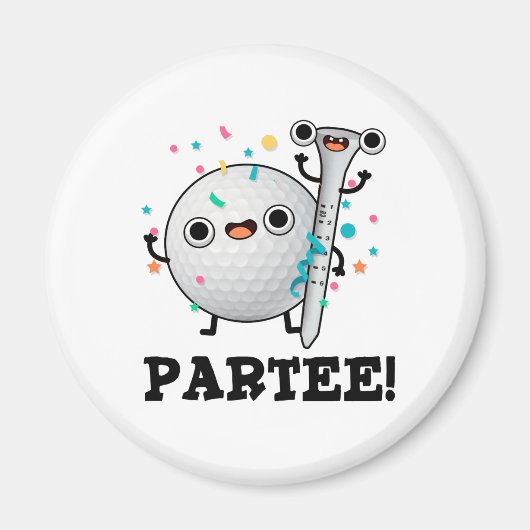 Aimant Parc-Tee Funny Golf Pun (Devant)