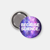 Aimant Parce que la science (Recto/Verso)