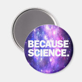 Aimant Parce que la science (Recto/Verso)