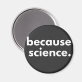 Aimant Parce que la science (Recto/Verso)