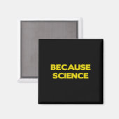Aimant Parce que Science Terre Science Enseignant Enseign (Recto/Verso)