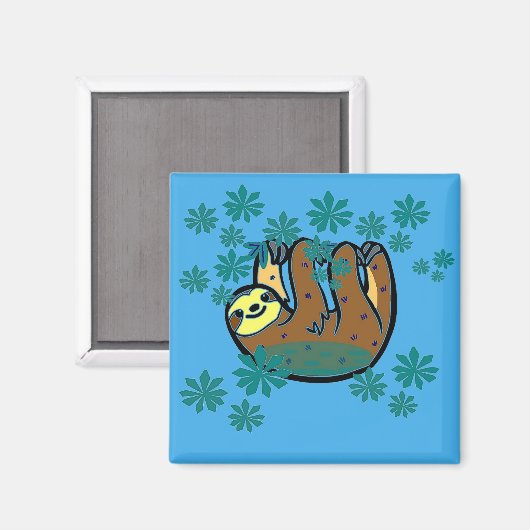 Aimant Parcelle en Cecropia Tree (Recto/Verso)