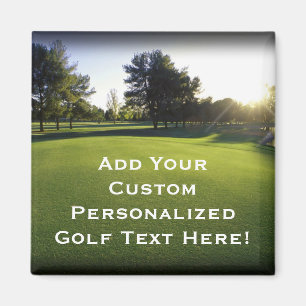 Aimant Parcours de golf vert à Dawn