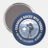 Aimant Parcs canadiens des Rocheuses (Recto/Verso)