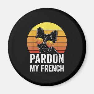 Aimant Pardon Mon Amoureux des chiens Français Cadeau Fre