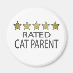 Aimant Parent de chat cinq étoiles