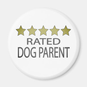 Aimant Parent de chien cinq étoiles