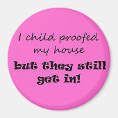 Aimant Parenting humour plaisanterie script moderne citat (Devant)