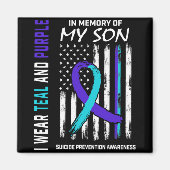 Aimant Parents In Memory Of Son Suicide Awareness Prevent (Devant)