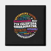 Aimant Parents Teacher Ociation Pta Volunteer Coordinator (Devant)