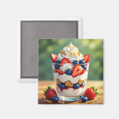 Aimant Parfait de fruits et de yaourt (Recto/Verso)