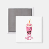 Aimant Parfait pour moi boba perle thé boisson kawaii mig (Recto/Verso)