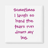 Aimant Parfois, je rigole si fort (Devant)