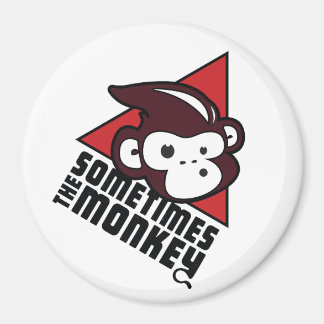 Aimant Parfois le bouton magnétique du singe