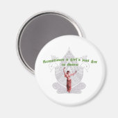 Aimant Parfois une fille doit juste danser (Recto/Verso)