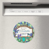 Aimant parfum violet vintage (In Situ (Lave-vaisselle))