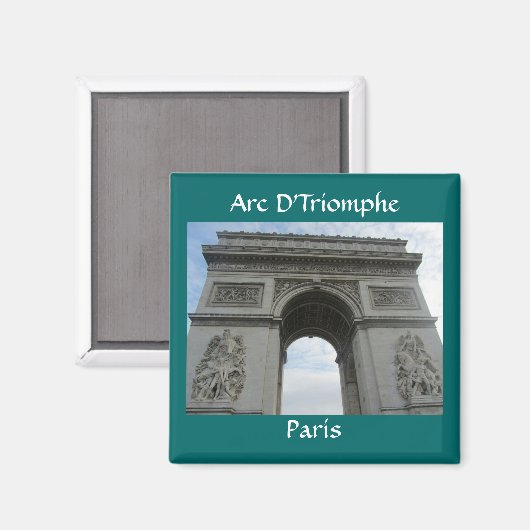 Aimant Paris - Arc D'Triomphe (Recto/Verso)